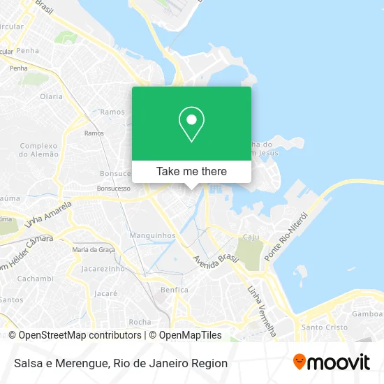 Salsa e Merengue map