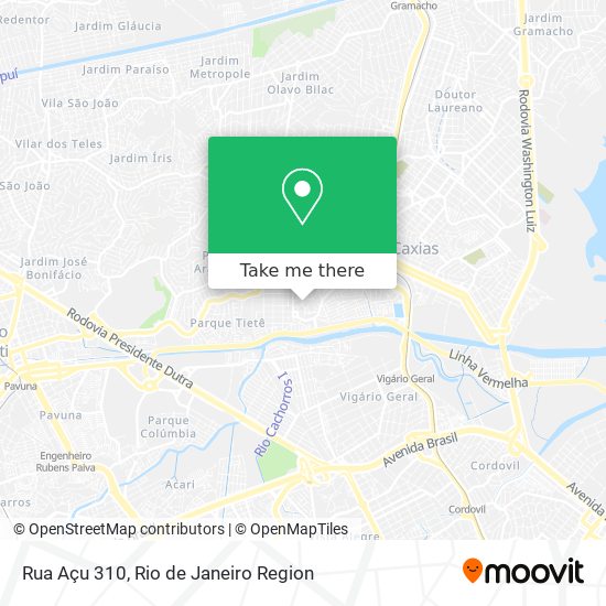 Rua Açu 310 map