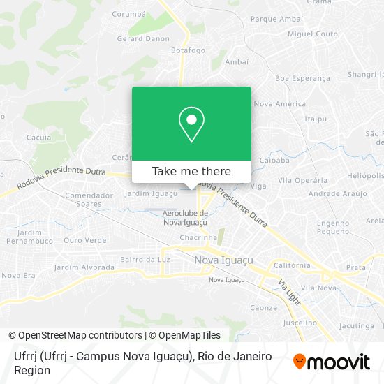 Mapa Ufrrj (Ufrrj - Campus Nova Iguaçu)