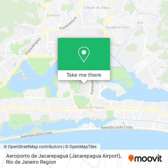 Aeroporto de Jacarepaguá (Jacarepagua Airport) map