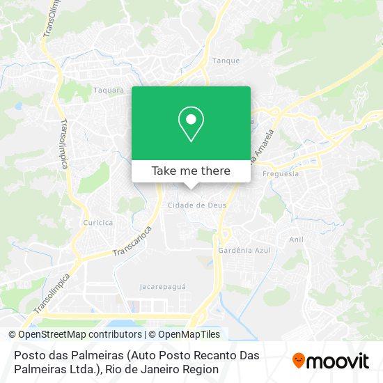 Posto das Palmeiras (Auto Posto Recanto Das Palmeiras Ltda.) map