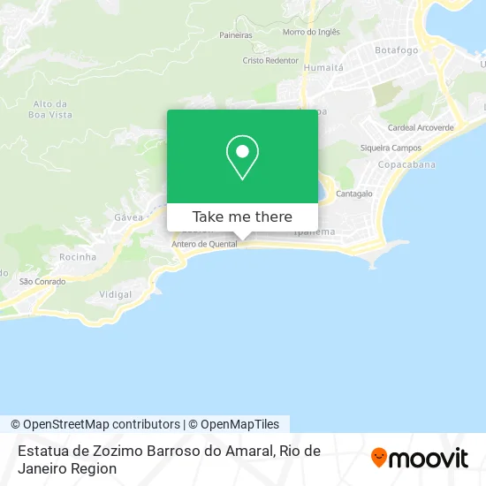 Estatua de Zozimo Barroso do Amaral map