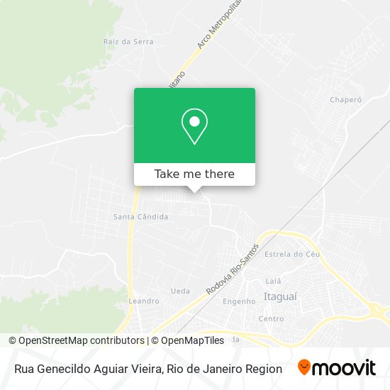 Mapa Rua Genecildo Aguiar Vieira