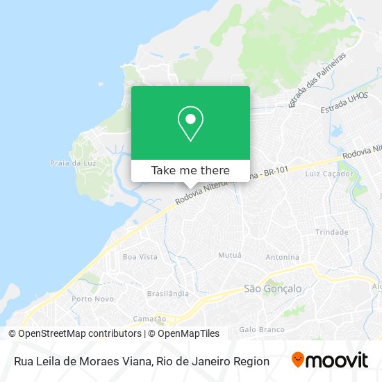 Rua Leila de Moraes Viana map