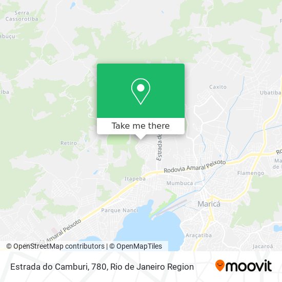 Estrada do Camburi, 780 map