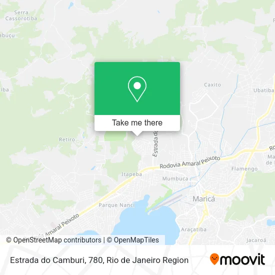 Estrada do Camburi, 780 map