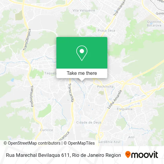Rua Marechal Bevilaqua 611 map