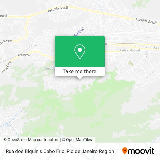 Rua dos Biquínis Cabo Frio map