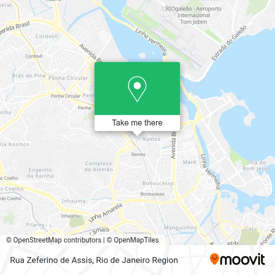 Rua Zeferino de Assis map