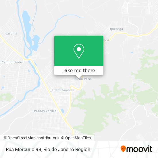 Rua Mercúrio 98 map