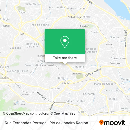 Rua Fernandes Portugal map