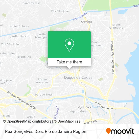 Rua Gonçalves Dias map