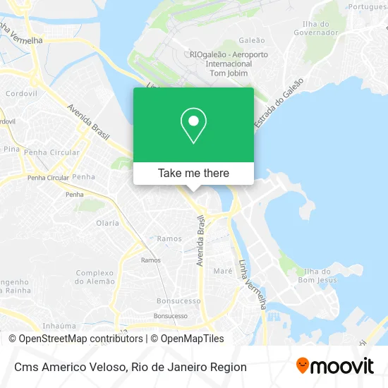 Cms Americo Veloso map