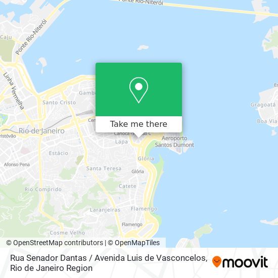 Mapa Rua Senador Dantas / Avenida Luis de Vasconcelos