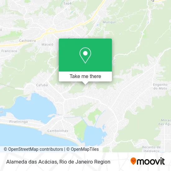 Alameda das Acácias map