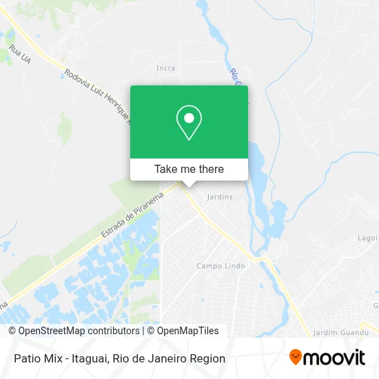 Patio Mix - Itaguai map