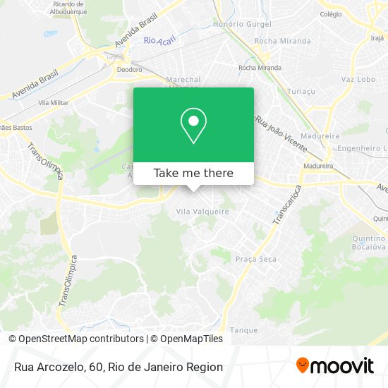 Mapa Rua Arcozelo, 60