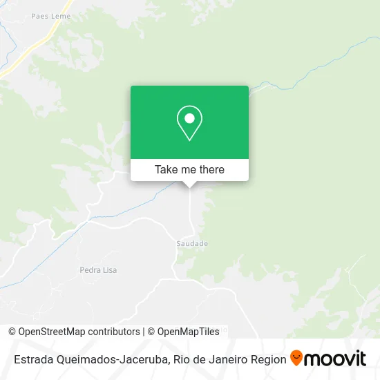 Estrada Queimados-Jaceruba map