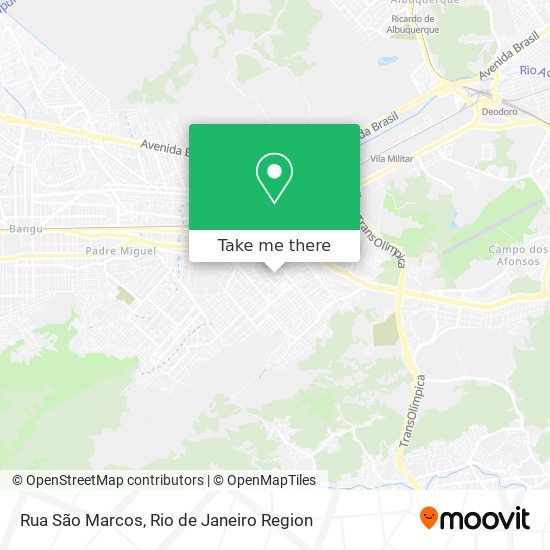 Rua São Marcos map