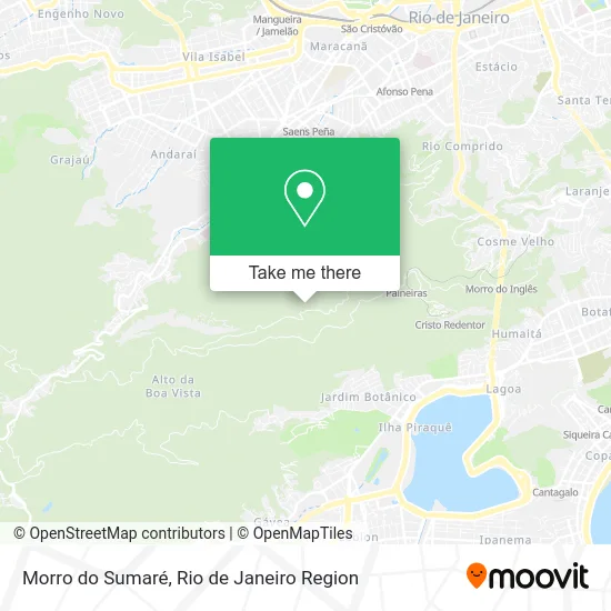 Morro do Sumaré map