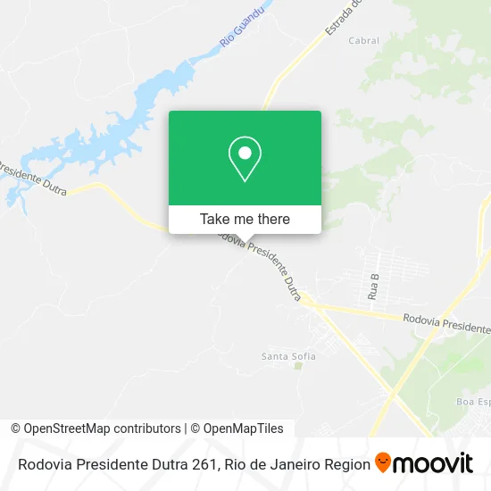 Rodovia Presidente Dutra 261 map