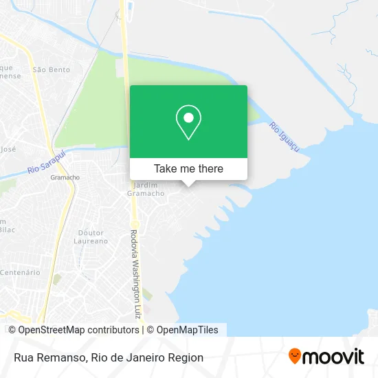 Rua Remanso map