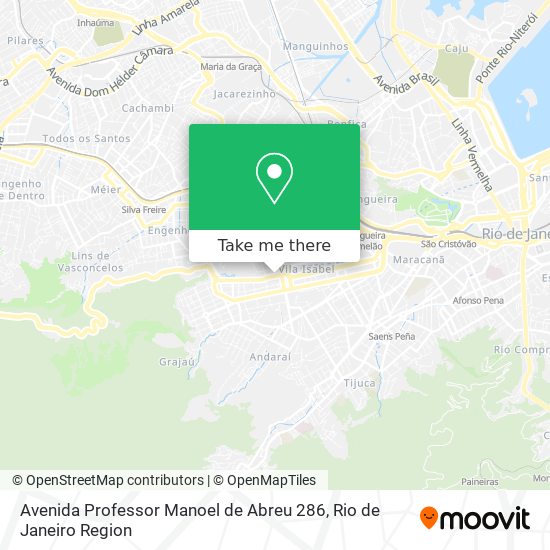 Avenida Professor Manoel de Abreu 286 map
