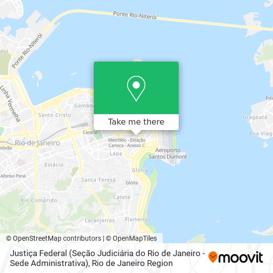 Justiça Federal (Seção Judiciária do Rio de Janeiro - Sede Administrativa) map