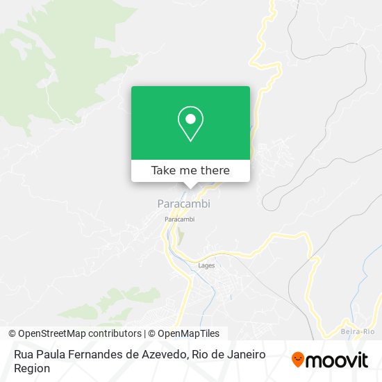 Rua Paula Fernandes de Azevedo map