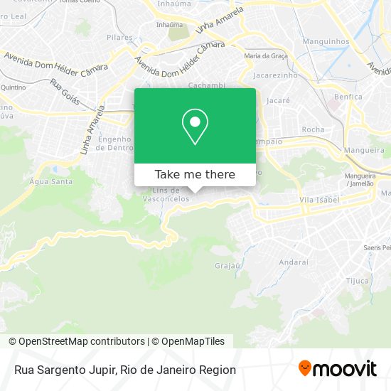 Mapa Rua Sargento Jupir