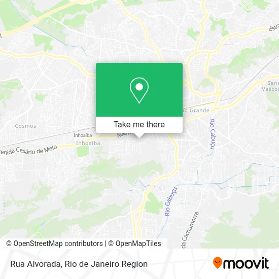 Rua Alvorada map