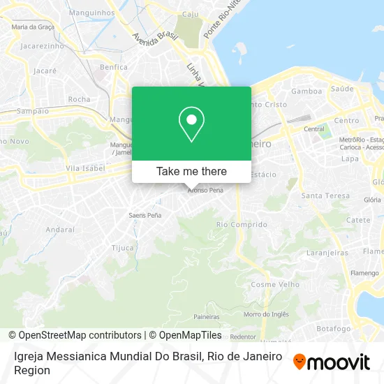Igreja Messianica Mundial Do Brasil map