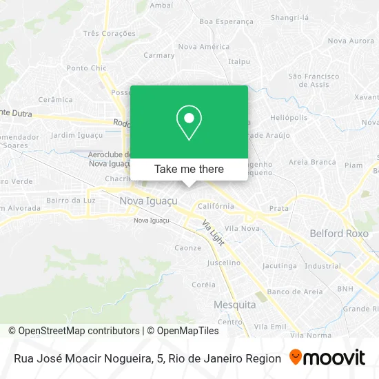 Rua José Moacir Nogueira, 5 map