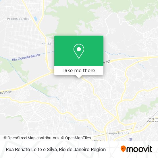 Mapa Rua Renato Leite e Silva