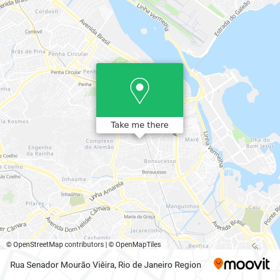 Rua Senador Mourão Viêira map