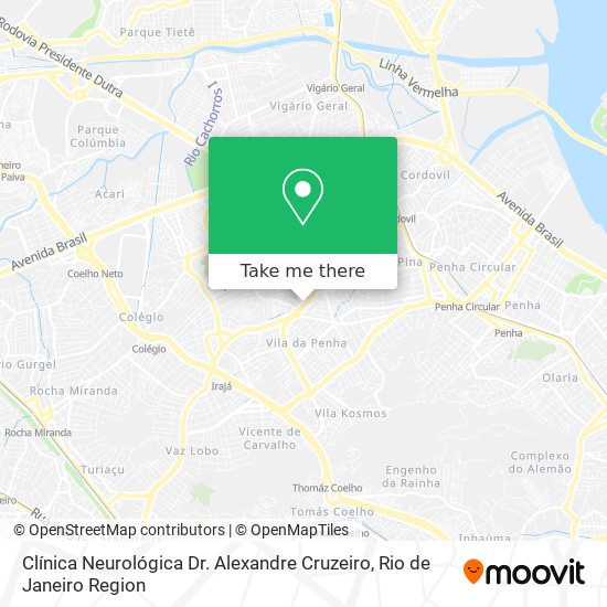 Clínica Neurológica Dr. Alexandre Cruzeiro map