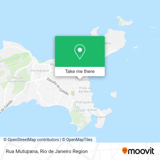 Rua Mutupana map