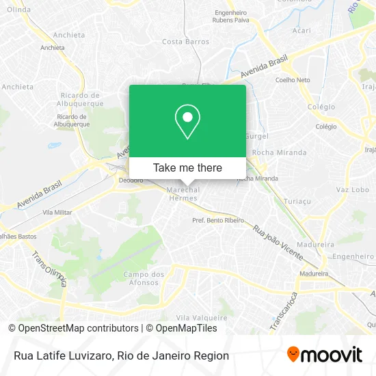 Rua Latife Luvizaro map