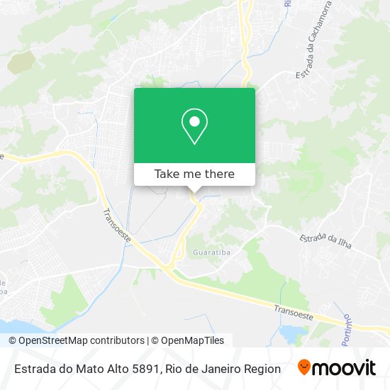 Estrada do Mato Alto 5891 map