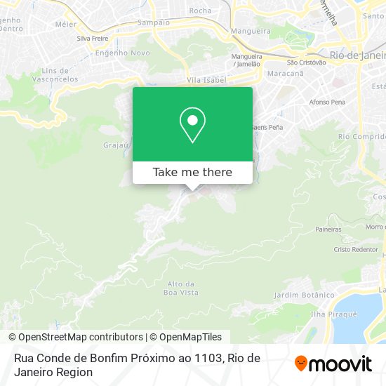 Rua Conde de Bonfim Próximo ao 1103 map