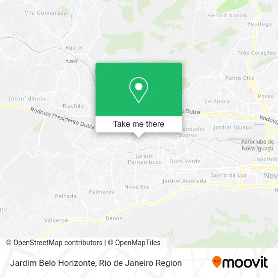 Jardim Belo Horizonte map