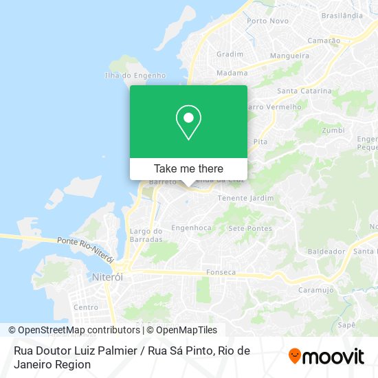 Mapa Rua Doutor Luiz Palmier / Rua Sá Pinto