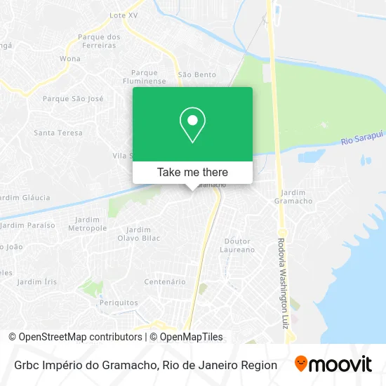 Grbc Império do Gramacho map