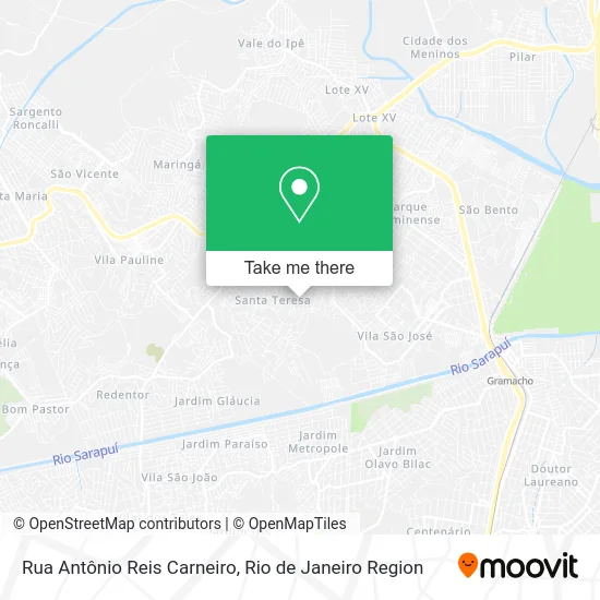 Rua Antônio Reis Carneiro map