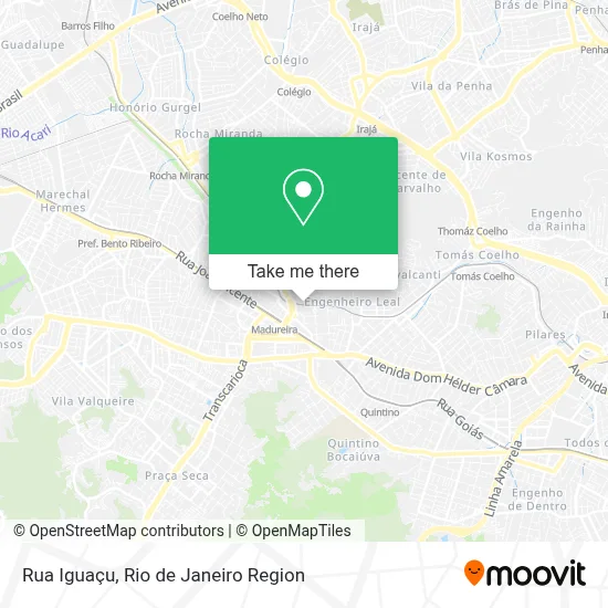 Rua Iguaçu map
