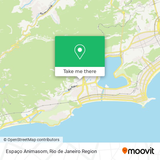 Espaço Animasom map