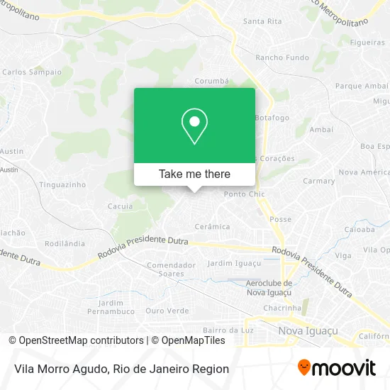 Vila Morro Agudo map