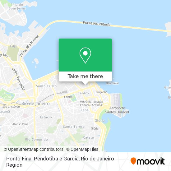 Ponto Final Pendotiba e Garcia map