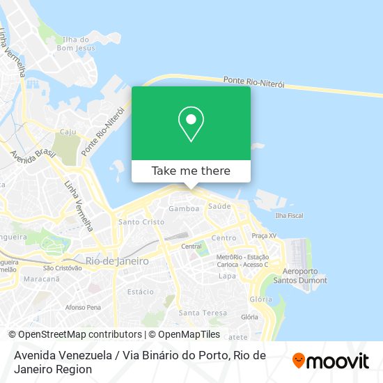 Avenida Venezuela / Via Binário do Porto map