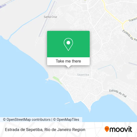 Estrada de Sepetiba map